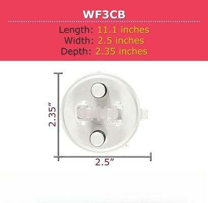 Koelwaterfilter WF3CB Vervangend wit 1 Telling voor huishoudelijke voorfiltratie